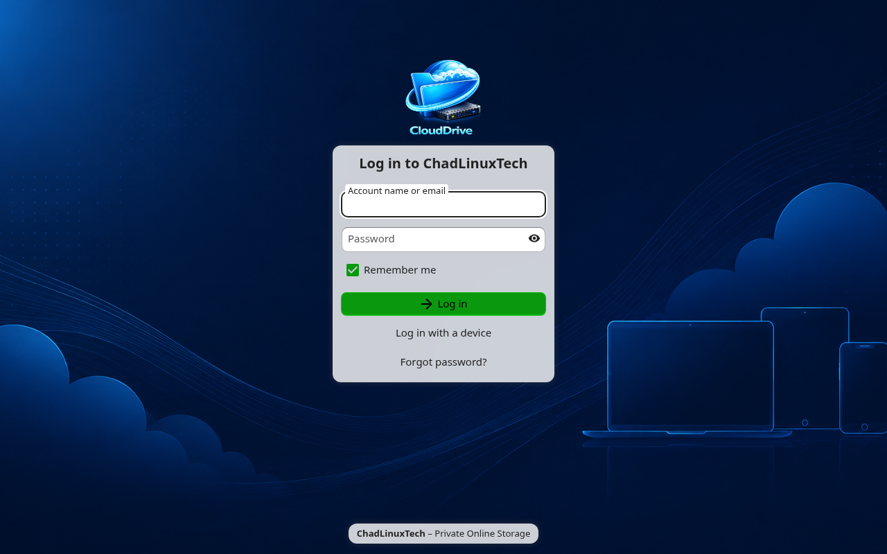 Screenshot of CloudDrive